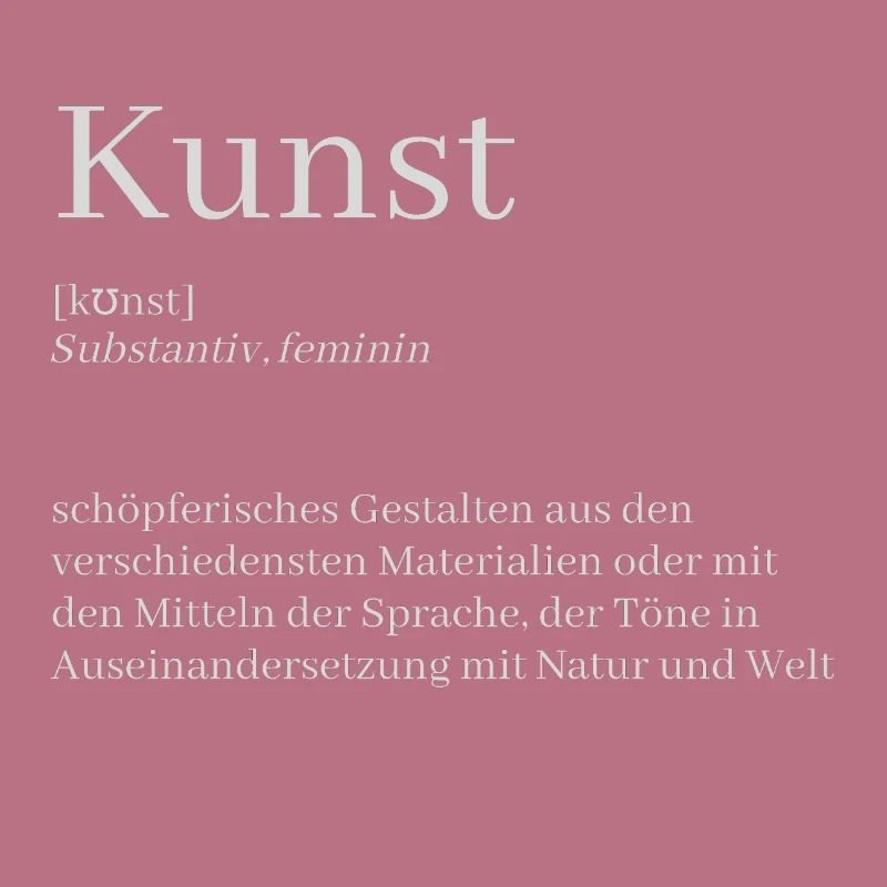 Kunst Definition
