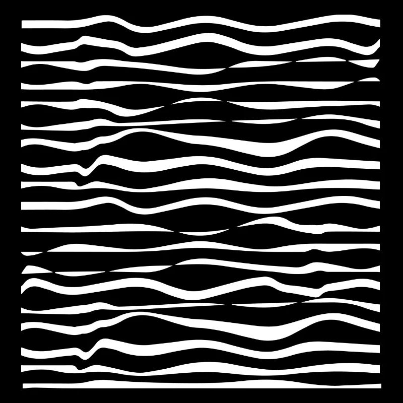 Lignes géométriques déformées