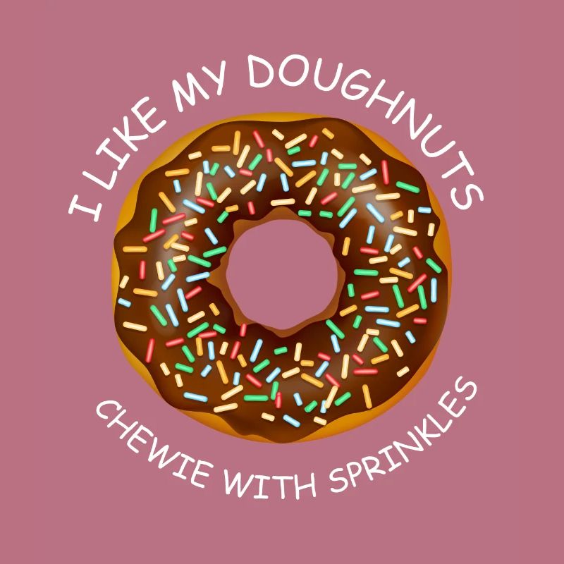 Doughnut Sprinkles – Drôle de beignet mangeant du beignet