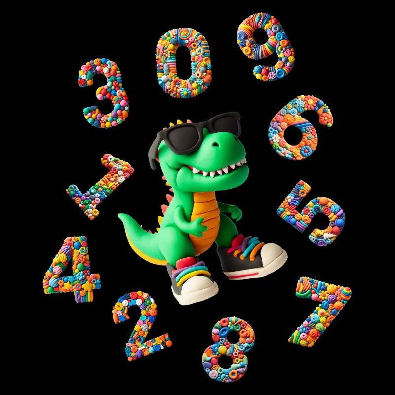 Numbers - Back to School with Dino