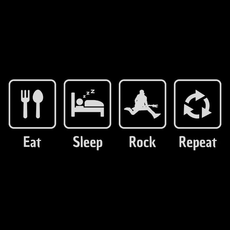 Eat sleep rock repeat