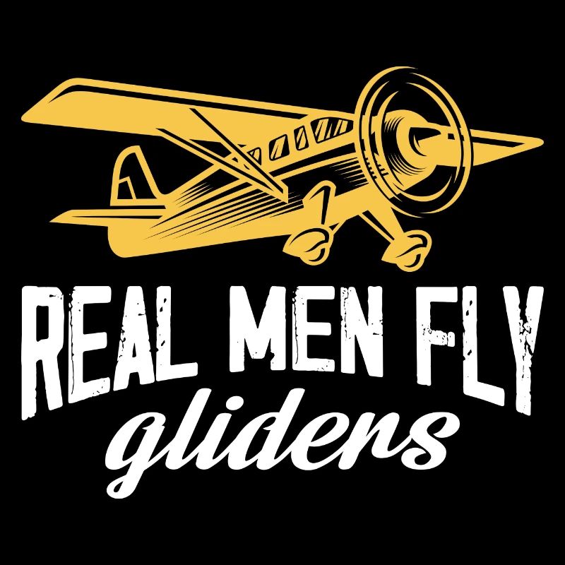 Real men fly gliders Design for a rc plane