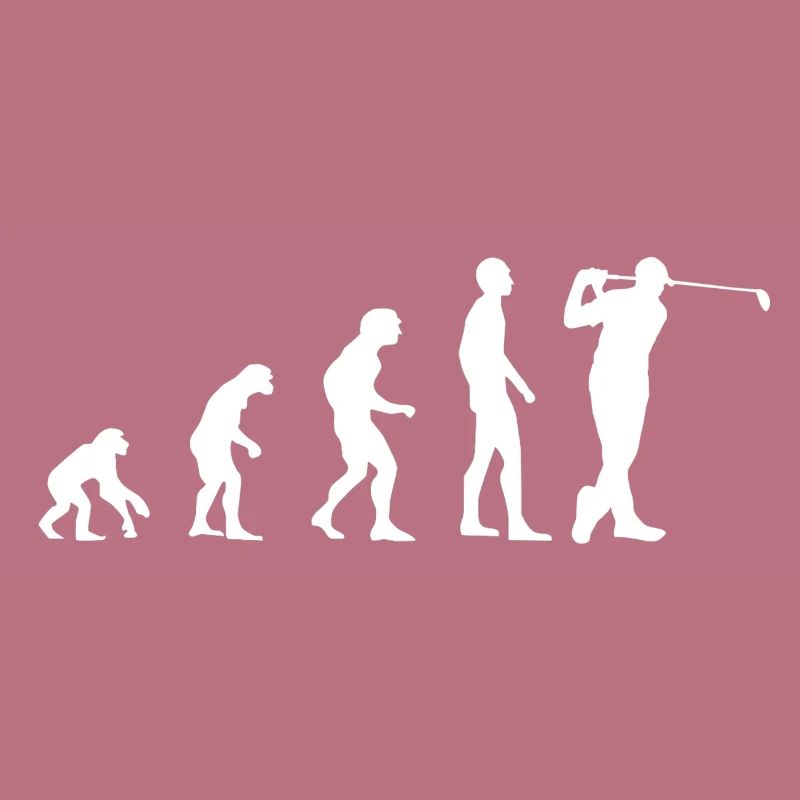 Evolution - Golfer - Golf - Sport - Geschenkidee