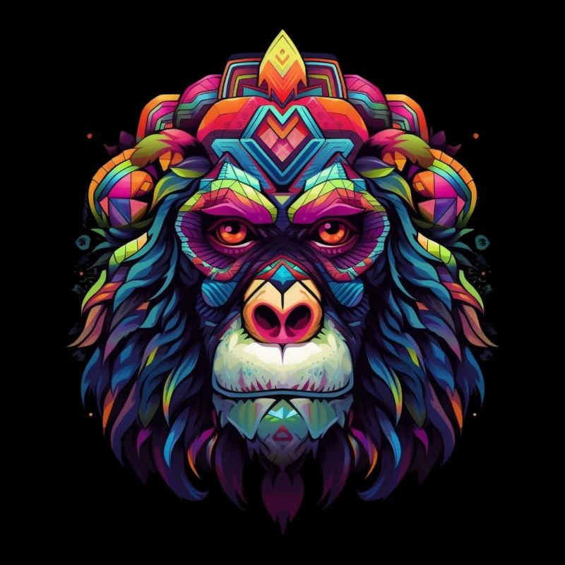 Mystical Rainbow Monkey