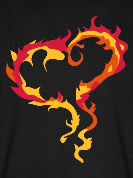 Herz aus Flammen