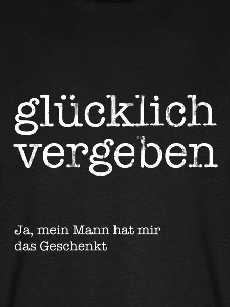 Glücklich vergeben!