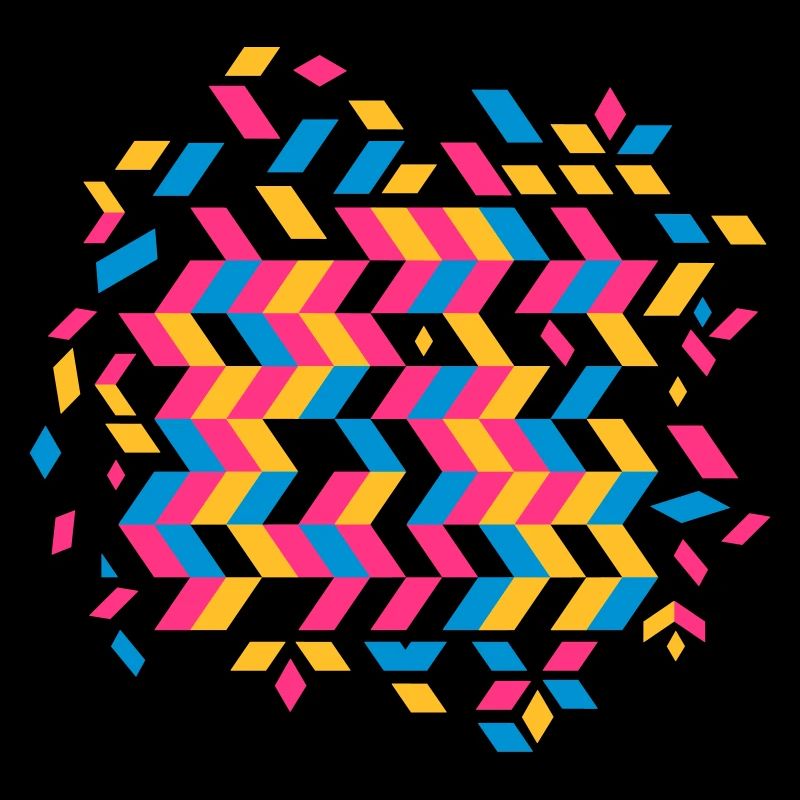 A herringbone pattern