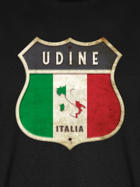 Udine Italia Stemma Bandiere Design