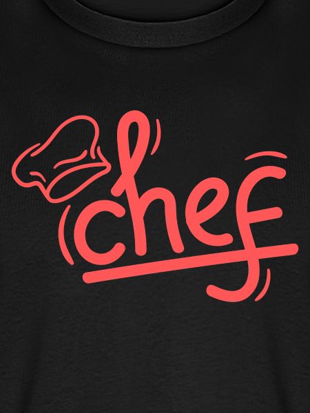 Red Chef Sketch Elegant