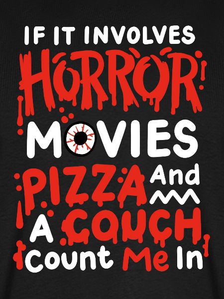 Horrorfilme und Pizza