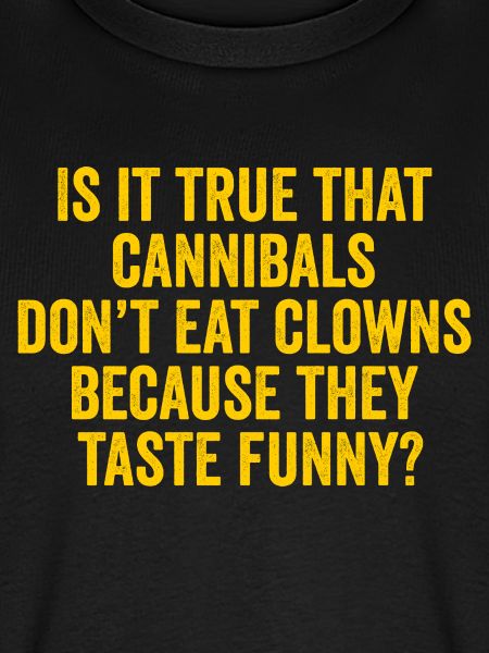 Kannibal Clown Witz T-Shirt