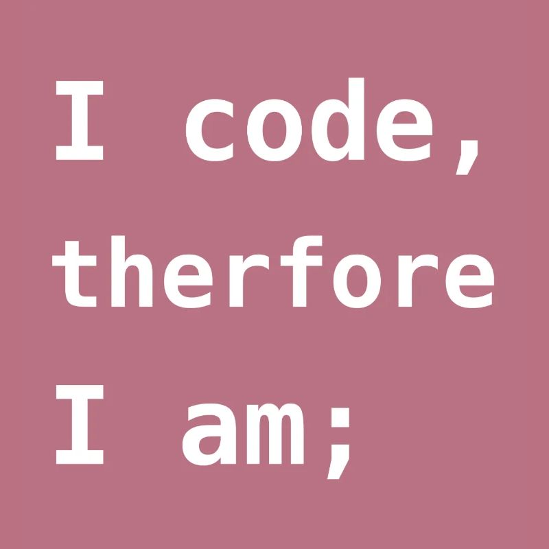 Ich programmiere, also bin ich