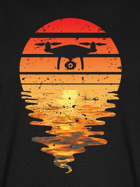 Drohne Sonnenuntergang Retro