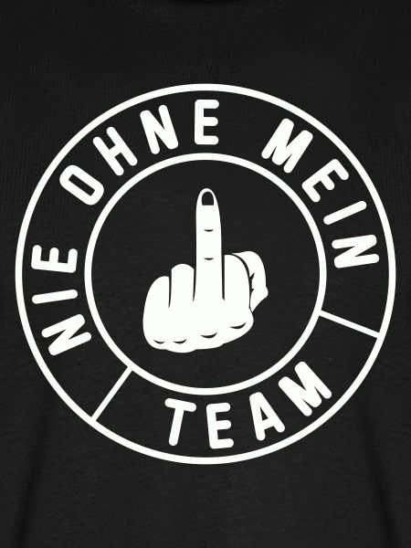 Mein Team Mittelfinger Emblem