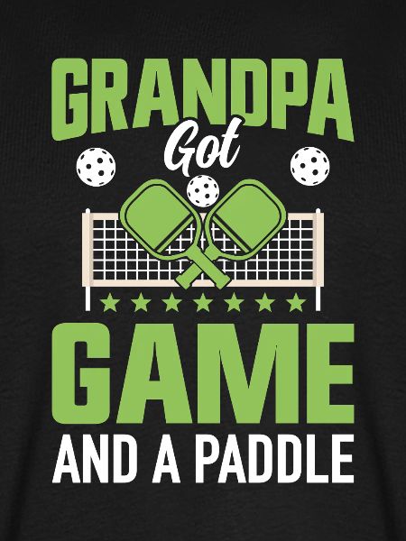 Pickleball Opa Großeltern Paddlespiel Geschenk