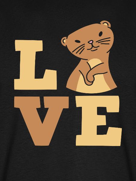 Seeotter Cartoon Liebe