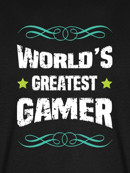 Weltbester Gamer – Distressed Design