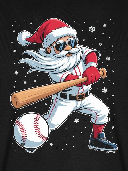 Santa Baseball Allstar