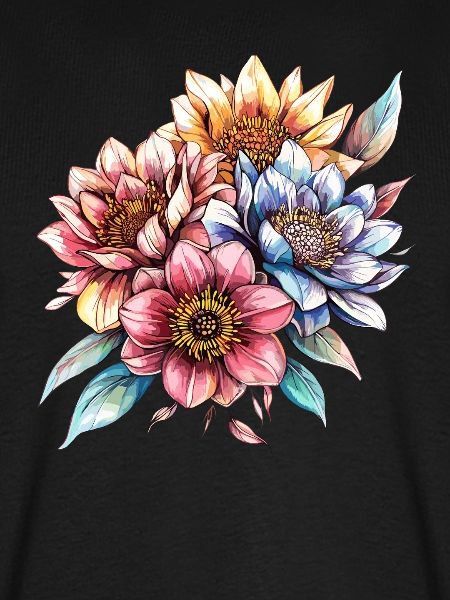 Wasserfarbene Blütenbouquet