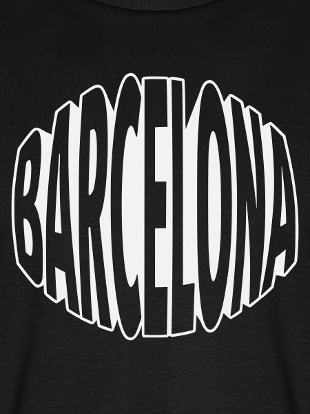 Barcelona Oval Schriftzug