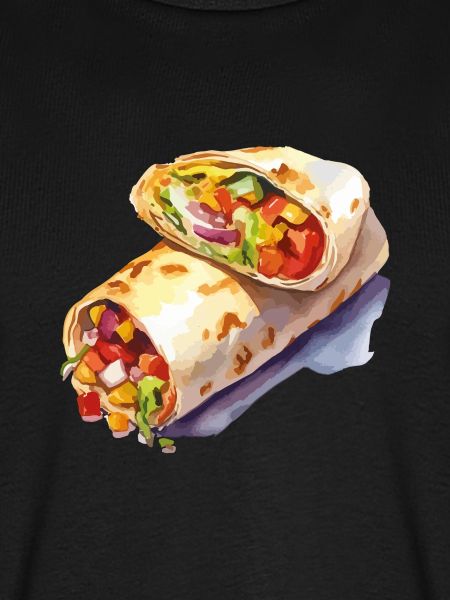 Bunter Gemüse-Wrap Illustration