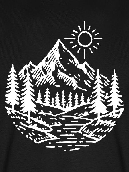 Berge Landschaft Wald