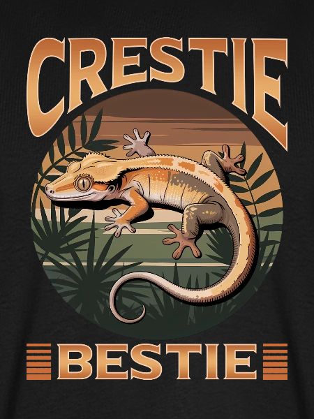 Funny Reptile Crested Gecko