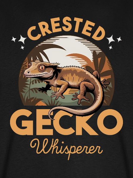 Funny Reptile Crested Gecko