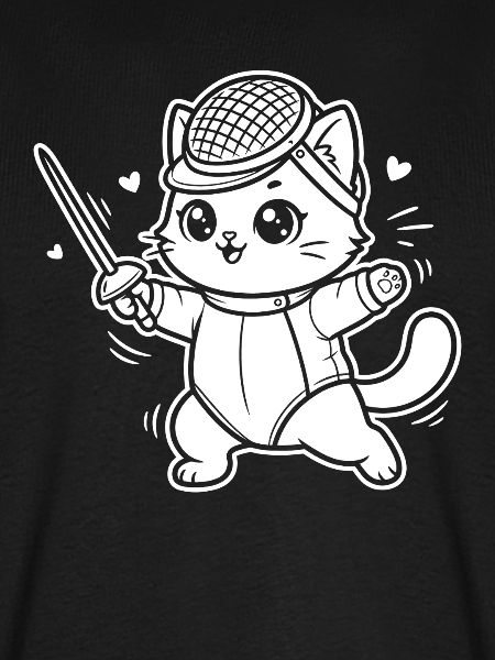 Fechten Kawaii Katze