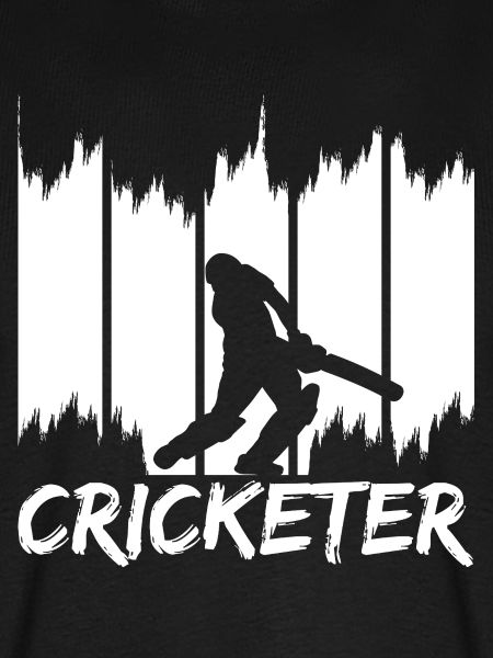 Lustiger Kricketspieler