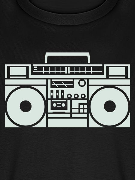 Ghettoblaster Boombox Silhouette