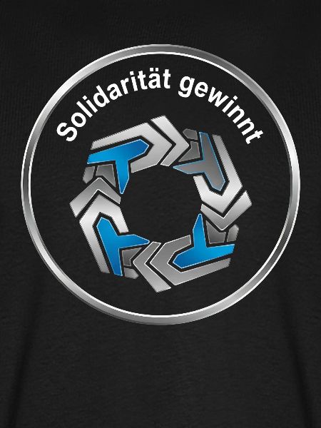 Solidarität Kreis Symbol starkes Statement