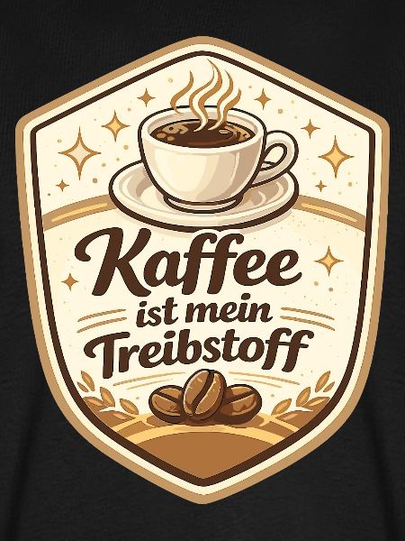 Kaffee ist mein Treibstoff Badge