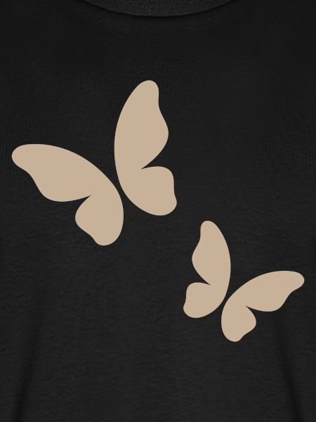 Beige Schmetterling Muster
