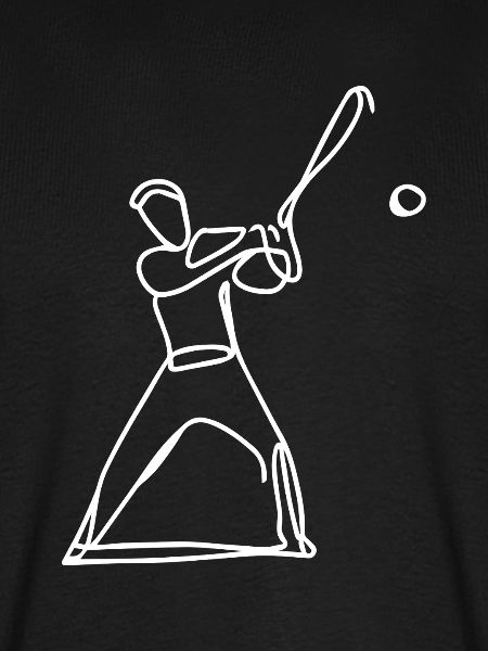 Baseballer Skizze