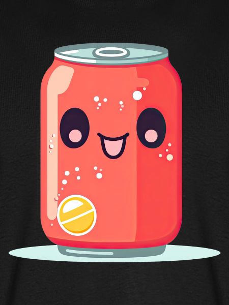 Kawaii Limonaden-Dose Mit Gesicht