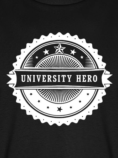 University Hero - Abzeichen, Design