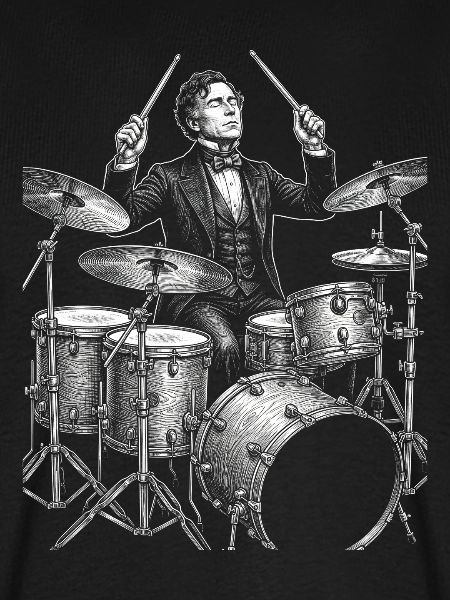 Franklin Pierce Trommler Skizzenstil