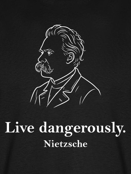 Live Dangerously Nietzsche-Porträt