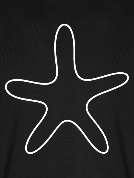 Meeresstern Umriss Minimalistisch