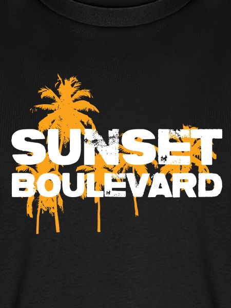 Sunset Boulevard Palm Silhouette