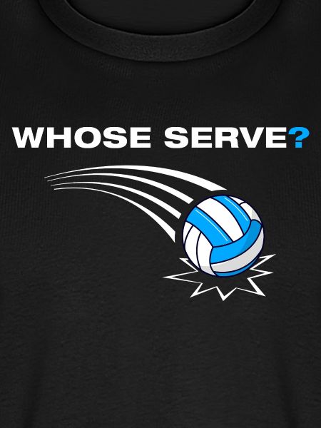 Whose serve? Volleyball Volleyballspieler