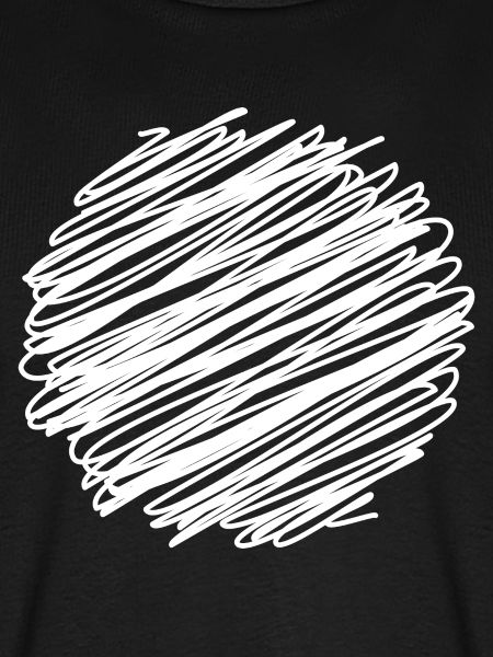 Kreisförmiges Kritzelei-Abstract