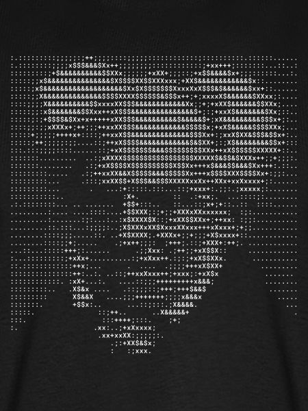 Arthur Schopenhauer ASCII Kunstporträt