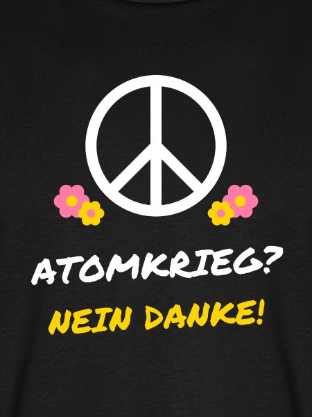 Atomkrieg? Nein danke! – Peace Zeichen