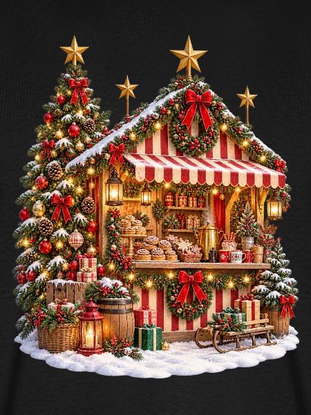 Weihnachtsmarkt-Chalet