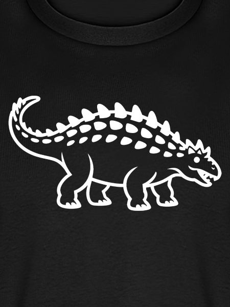 Stegosaurus Silhouette Muster