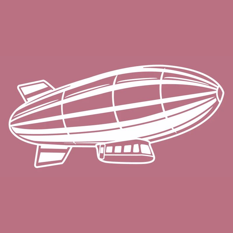 Luftschiff Silhouette Zeppelin