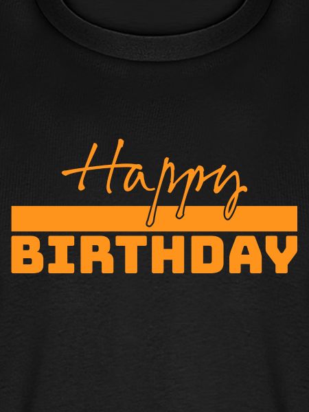 Tshirt joyeux anniversaire