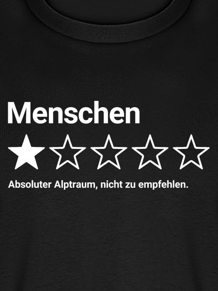1-Stern-Bewertung auf Menschen